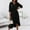00 # Black, variant on Fall Dresses for Women 2022 Vacation Dresses Maternity Photoshoot Dress Bridal Shower Dresses for Guest Spring Autumn V-Neck Solid Color Long Sleeve Lace-Up Waist Ruffle Dress