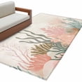 thumbnail image 2 of Rectangle Area Rug 3x5ft,Watercolor Ocean Coral Washable Carpet Non-Slip Runner Accent Rugs Indoor Floor Mat for Bedroom Living Room Decor,Abstract Marine Life, 2 of 9