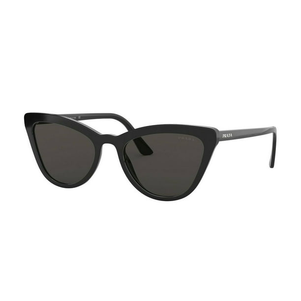 Gnide Multiplikation boliger Prada Catwalk PR 01VS Plastic Womens Cat-Eye Sunglasses Black 56mm Adult -  Walmart.com