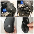 thumbnail image 5 of 12-Piece Premium Leather Golf Iron Headcovers, Black with Red Spider Pattern, Velcro Closure for Secure Fit, Full Protection Against Scratches & Rust, Numbered Design for Easy Club ,, 5 of 5