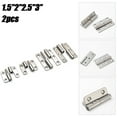 thumbnail image 2 of Bgsha 2pcs Detachable Hinge Slip Joint Flag Lift Off Detachable Door Stainless Steel, 2 of 4