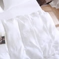 thumbnail image 3 of 100% Pure Linen Duvet Cover with Button Closure and Corner Ties Soft & Breathable - White King/Cal King, 3 of 7