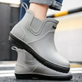 thumbnail image 6 of LIJCC Womens Ankle Rain Boots Anti-Slip Thick Sole Short Boot Outdoor Rubber Shoes Tote Rain Boots Comfortable Lightweight Casual Walking Fishing Garden Work Shoes, 6 of 8
