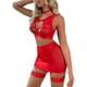thumbnail image 3 of Conjunto De Sujetador Con Aros Transparente Ropa Interior De Perspectiva Sin Mangas Conjunto De Camisón Con Cordones En La Espalda Lencería De Liga 4 Pcs Sin Mangas ANGGREK  Otros, 3 of 6