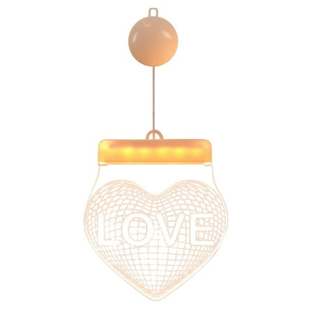 

office led lights guest room essentials led lights for room LED Light For Indoor Bedroom Romantic 3D Light Gift For Love Hanging Light Drcoration Battery Light