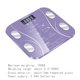 thumbnail image 2 of Naiovety Body BMI Scale Digital Human Weight Scales Floor Pantalla LCD Body Index Electronic Smart Weighing Scales Juegos de accesorios de baño violeta Naiovety HA0501-03B, 2 of 5