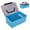 Blue, variant on eccomum Fishing Tackle Box PVC Fishing Gear Accessories Storage Box Case