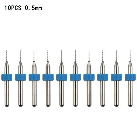 

BAMILL 10pcs Circuit Board PCB Drill Bits Kit Carbide Tungsten Steel Drill Bit Set
