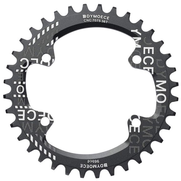 Dymoece Plateau Étroit Grand 96BCD Vitesse Unique 32T 34T 36T 38T Rond pour Shimano M6000 M7000 M8000 M9000