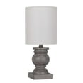 thumbnail image 2 of (4 pack) Mainstays 12.75" Polyresin, Weathered Wood Finish Mini Lamp, 2 of 7