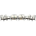 thumbnail image 2 of Costway 8 PCS Outdoor Rattan Conversation Set Patio Rattan Sofa Set W/ Protective Cover, 2 of 10