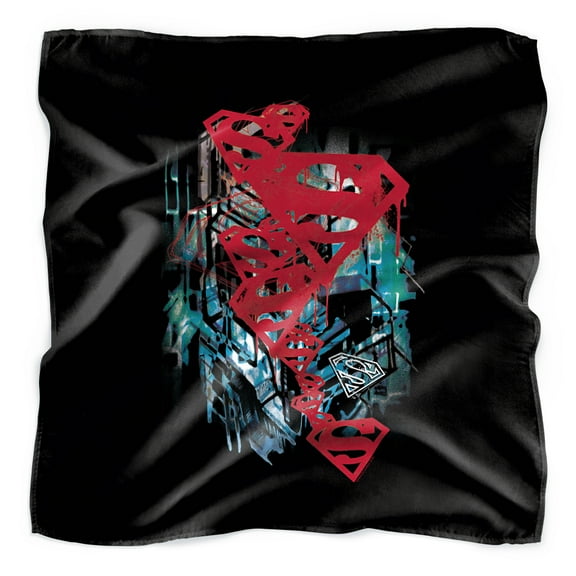 Superman Gritty Bandana (21 in x 21 in)