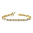 thumbnail image 3 of Primal Gold 14 Karat Two-Tone AA Diamond Tennis Bracelet, 3 of 5
