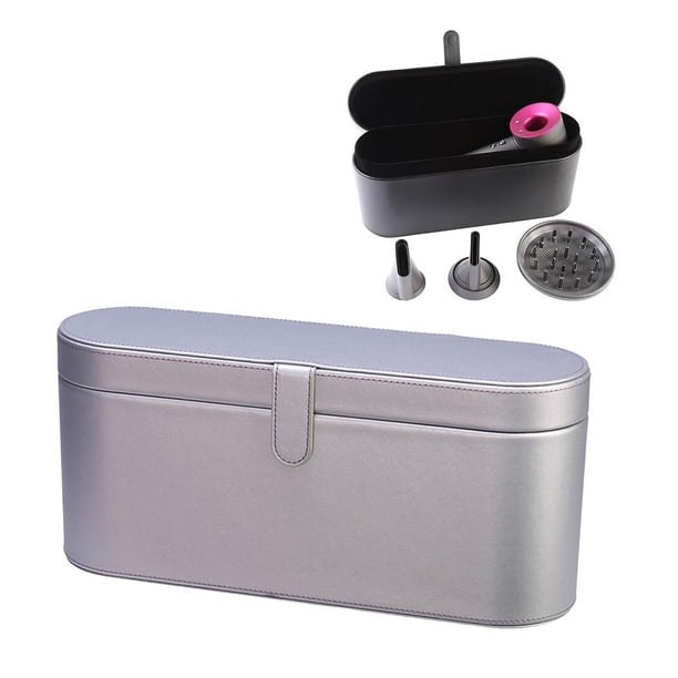 Caja de almacenamiento de pelo de PU Colcomx Estuche de almacenamiento para secador de pelo