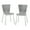 Charcoal Gray, variant on Pisa Bentwood Chair, Set of 2, Espresso