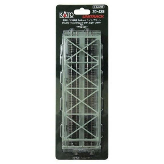 Kato 20-439 N gauge 20-439 double-track railway bridge truss (light green)