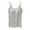 A-Grey, variant on Women's Tank Top with Built In Bra Crew Neck Sleeveless Camisole Plus Size Padded Workout S