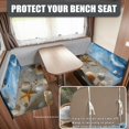 thumbnail image 2 of FOR U DESIGNS Galaxy Seashell Conch Print 2 Pack RV Dinette Cushion Covers Stretch Camper Cushion Slipcover Non-Slip RV Couch Cover Sofa Slipover for Travel Trailer Couch, 2 of 7