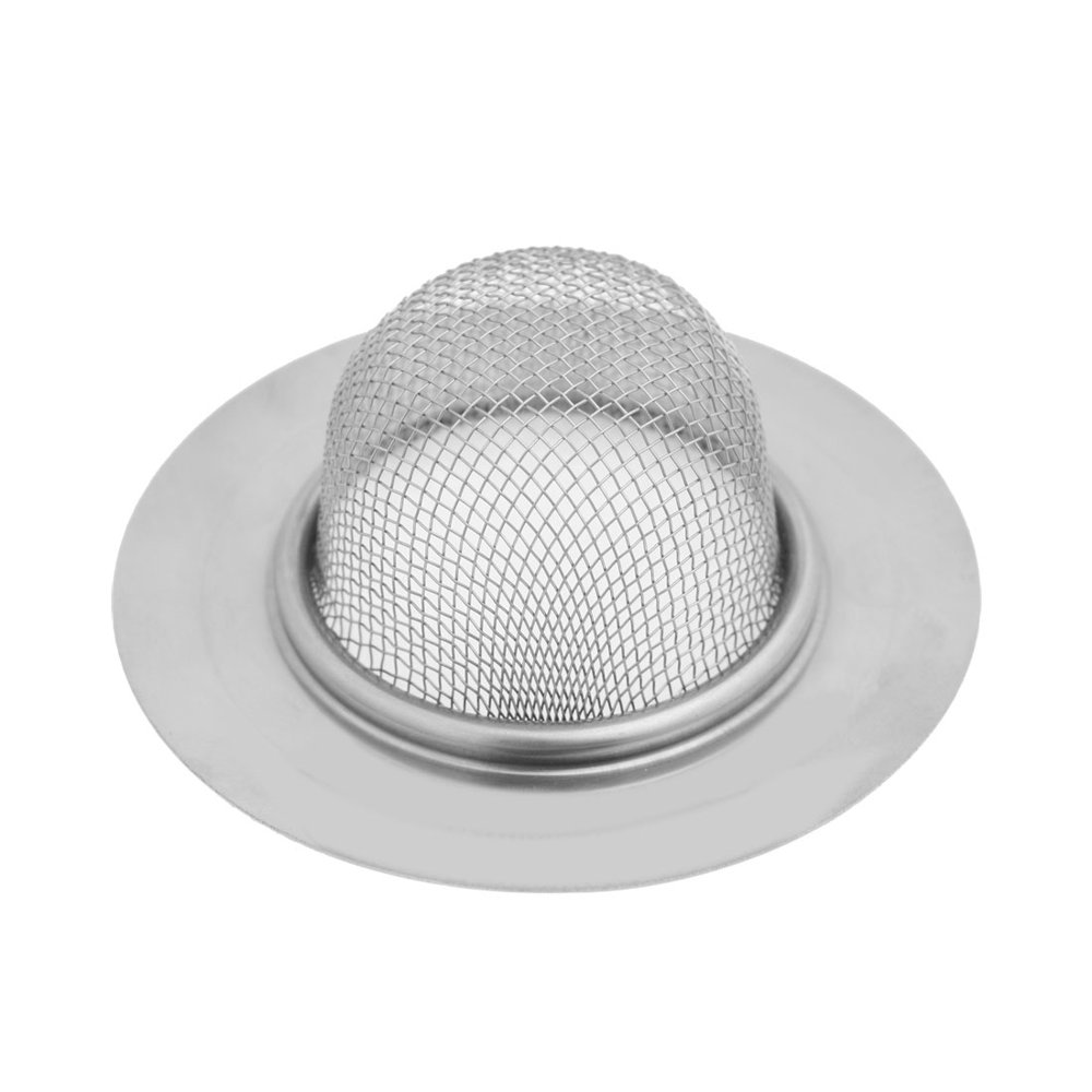 Bathorrm Kitchen Stainless Steel Sink Basin Strainer Mesh Stopper