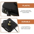 thumbnail image 3 of CIMAXIC Clock Movement Replacement Black Plastic for DIY and Repair 2Sets, 3 of 6
