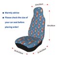 thumbnail image 4 of Sikiie Dachshund Dog Puppy Car Seat Protector 2 Pack Car Seat Cushion Mat, Car Seat Covers for SUV, Truck, Van, 4 of 7