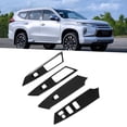 thumbnail image 4 of Window Switch Panel Cover, Door Armrest Panel Decor Carbon Fiber Style  for Car, 4 of 7