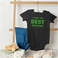 thumbnail image 4 of I Have the Best Brother Cute Sibling Romper Boys or Girls Infant Baby Brisco Brands 24M, 4 of 6