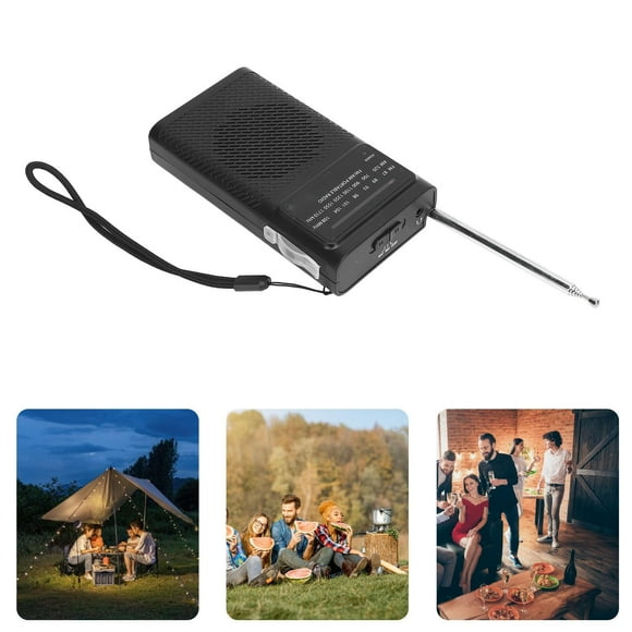 AM Radio, Convenient Battery Powered Small Radio Stable Reception Pocket Radio Clear Sound for Home