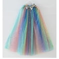 thumbnail image 4 of Rainbow Summer Cape Cloak for Girl Princess, 4 of 6
