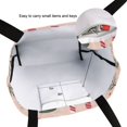 thumbnail image 6 of FORMRS Womens Canvas Tote Bag with Zipper Inner Pocket Shoulder Handbag, Hand Drawn Cups, 6 of 7