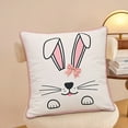 thumbnail image 4 of BAOPAI Double Sided Easter Pillow Case with Holiday Patterns for Home Living Room Bedroom Office Decor Festive Gift Easy Clean Durable, 4 of 6