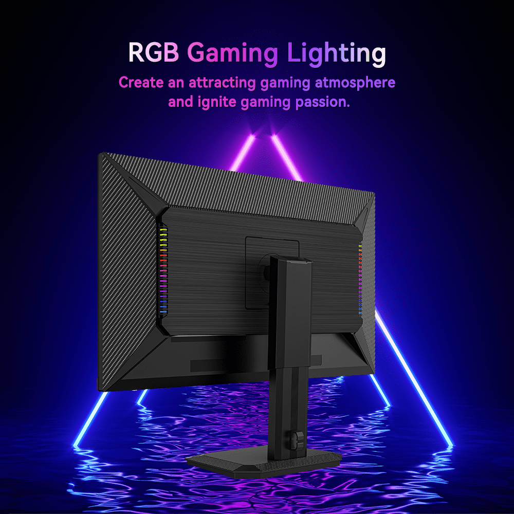 P2712V 27" Flat 16:9 Gaming Monitor - UHD 4K,160Hz / FHD320Hz Dual Mode, Fast IPS Panel, HDR400, 12 Scenario Modes, RGB Lighting-Titan Army