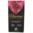 thumbnail image 5 of (Pack of 12), Divine Chocolate 70% Dark Chocolate with Raspberries, 3 oz, 5 of 5