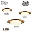 thumbnail image 2 of 5625-869-L-Minka Lavery-Zinola - 18W 1 LED Flush Mount-5.38 Inches Tall and 15 Inches Wide, 2 of 7