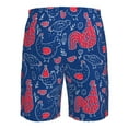 thumbnail image 6 of Naloa Chicken and Rooster Men's Beach Shorts, Surfing shorts, Swim trunks, Quick Dry Swim Trunks for Surfing Beach Fun - 3X-Large, 6 of 9