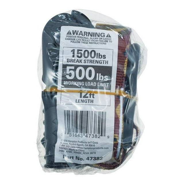 Keeper 8869521 Sangle d'Arrimage 12 Pi x 500 Lb, Camouflage