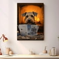 thumbnail image 2 of Cesky Terrier Dog Bathroom Decor - Funny Bathroom Decor Wall Art, Dog Bathroom Wall Art and Animal Canvas, Dog Bathroom Canvas, 2 of 4