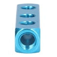 thumbnail image 3 of G1/4 Thread Air Distribution Pneumatic Manifold Block Splitter Air Hose Manifold Block Splitter Aluminum Pneumatic Manifold Block Splitter Air Outlet Pipe Fitting for Air Pumps, 3 of 8