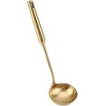 thumbnail image 1 of Ladle Spoon Soup-Stainless Steel Ladle Spoon Large Soup Ladle Kitchen Spatula Turner Cooking Tool(Tyrant Gold), 1 of 5