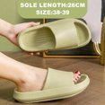 thumbnail image 2 of 1 pair Pillow Slippers for Women Non Slip Quick Drying Shower Slides Bathroom Sandals | Thick Sole, 2 of 5