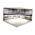 thumbnail image 2 of yotijay 1/64 Model Parking Lot Background Double Layer for Model Cars Figures Layout B, 2 of 9