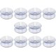thumbnail image 1 of 10 Pack Double Sided Silicone Rubber Suction Cups for Table Tops, Clear Suction Cup without Hooks, Compatible with Glass Top, Size: 35mm, 1 of 5