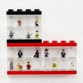 thumbnail image 3 of Room Copenhagen: LEGO Minifigure Display Case - 4 Stud, Black - Holds 8 Miniatures, Clear Compartments, Stackable Storage, Showcase Toy Collectibles, 3 of 9
