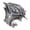 Black, variant on Edgy Gothic Styles Adjustable Open Rings Alloy Metal Jewelry Mysterious Fashion Gift For Women Men