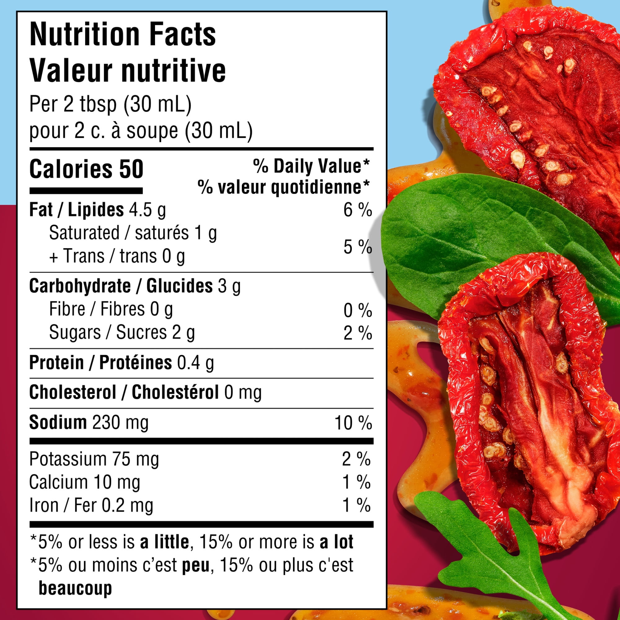 Kraft Sundried Tomato Calorie-Wise Salad Dressing, 425 mL Bottle