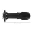 thumbnail image 6 of OUNONA Black Stainless Steel Bathroom Partition Brackets, 4-Piece Set, and Easy to Install Hardware, 6 of 7