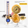 thumbnail image 2 of 110V CO2 Pressure Regulator with Heating Function - YQT-731L Anti-Vibration Welding Gauge, Portable Adjustable Pressure Control for Efficient Welding Applications, Durable Construction for Stable, 2 of 6