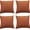 Orange, variant on SHANNA 18" x18" Patio Tent Green Polyester Square Decorative Pillow Cover, Waterproof (4 Count)