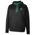 thumbnail image 2 of Men's Colosseum Black Michigan State Spartans Luge 3.0 Quarter-Zip Hoodie, 2 of 3