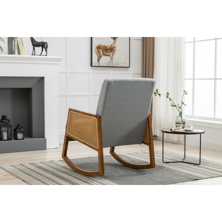 Walmart gray sales rocking chair